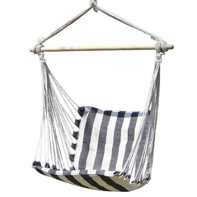 China Eco-friendly Outdoor Canvas Cloth Hanging Swinger Hammock Chair for sale