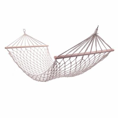 China Contemporary Cotton Rope Woven Hammock Swing With Net for sale