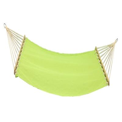 China Durable Outdoor Quilted Hammock Camping Bed Hammock With Wooden Stick for sale