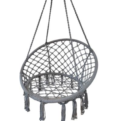 China 2021 New Product Modern Garden Patio Swings Outdoor Furniture Macrame Chair Boho Hanging Chair for sale