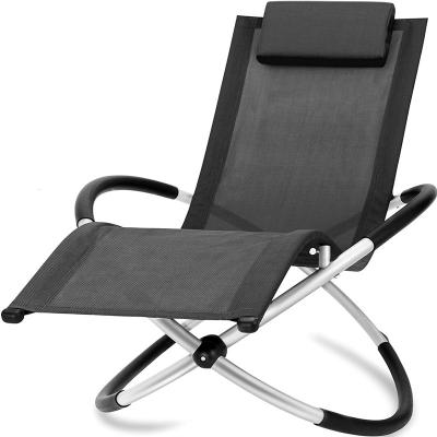 China Simple Folding Outdoor Foldable Orbital Weightlessness Rocking Chair Chair for sale