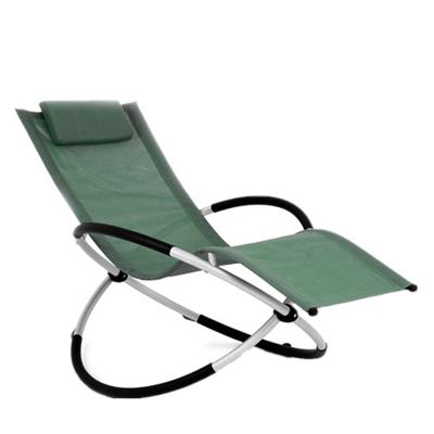 China Weightless Single Folding Outdoor Folding Rocking Lounge Chair for sale