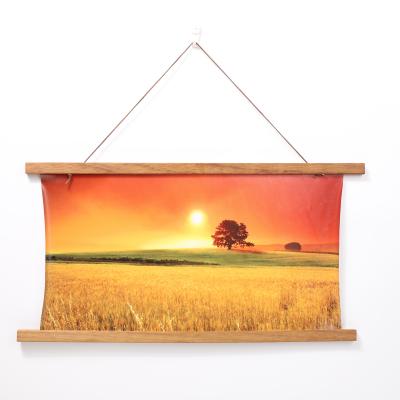 China Hot Morden 2019 Design Canvas Photo Frame Magnetic Poster Hanger Wooden Frame For Canvas for sale