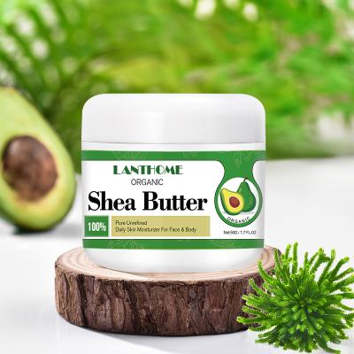 China Organic Raw Bulk Body Whipped 100% Pure Unrefined Shea Butter Cream Lotion Moisturizer Lanthome Wholesale Product Vendors for sale