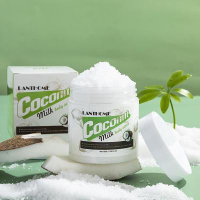 China Wholesale Exfoliator Private Label Coconut Milk Body Scrub Natural Vegan Exfoliating Whitening Face and Body Scrub for sale