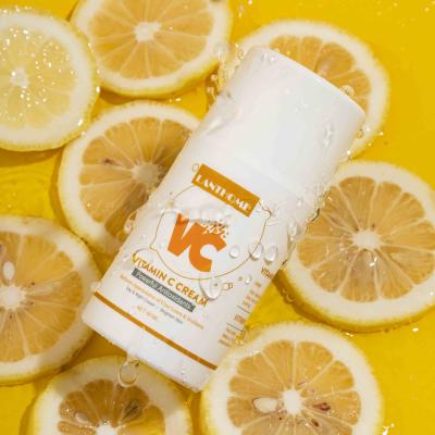 China 50ml Dark Spot Face Brightening Skin Whitening Vitamin C Whitening Moisturizing Cream Night Skin Repairing Vitamin C Face Cream for sale