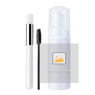 China Natural Soft Logo Eyelash Foam Lash Remover Vegan Wick Remover Private Label Shampoo Cleansing Lashshampoo For Eyelash Extension for sale