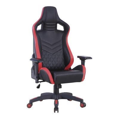 China Blue Gaming Chairs (Height)Adjustable Gaming Chair Without Wheels Luxury Ergonomic Gamer Office Chair for sale