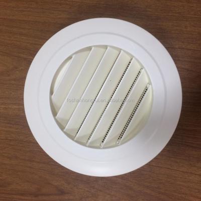 China Flexible Air Conditioning Ventilation Ceiling Vent / Round ABS Plastic Air Diffuser for sale