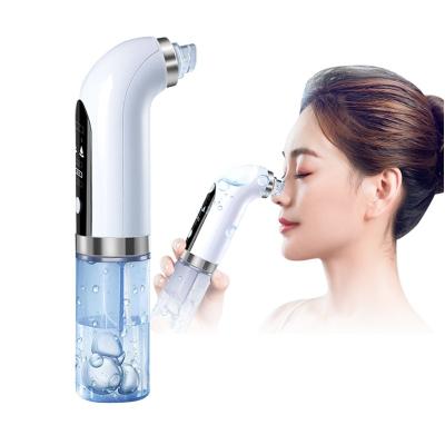 China Facial Tool Kit Blackhead Remover Vacuum Acne Treatment 5 Pore Blackhead Remover Extractor Acne Cleanser Vacuum Head Electric Suction for sale