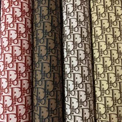 China PVC faux couro vintage leather goods material synthetic leather vinyl waterproof fabric for bags bows for sale