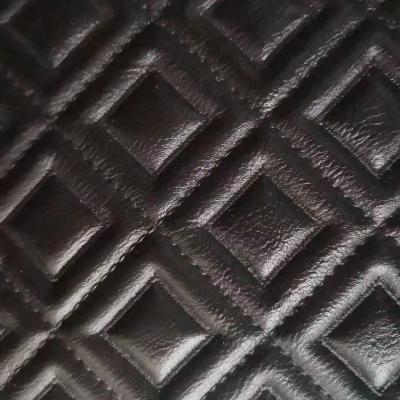 China Anti-rust Auto Car Dash Mats Embroidered Leather Carpet Raw Leather Material In A Rolls for sale