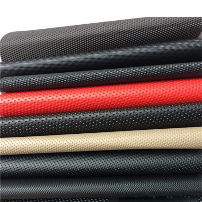 China Price Elastic Cheap Faux Leather Vinyl For Car Interior Rexine Leather Automotive Upholstery Leather Fabric For Car Seat Covers for sale