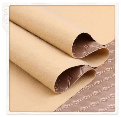 China Elastic popular pattern synthetic leather upholstery fabric for package tarpaulin and books covering box covering upholstery fabric for sale