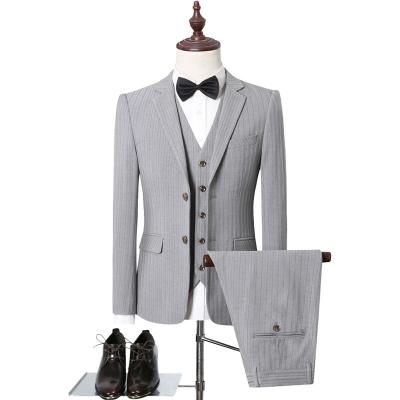 China High end 2020 Anti-Wrinkle Party Formal Suit Regular Wedding Suit Male Blazers Boutique Suit for sale