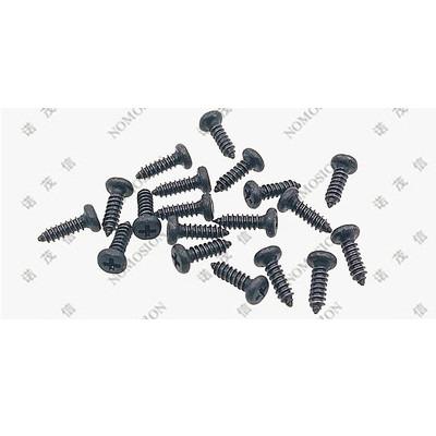 China Black Round Head Small Self-tapping Micro Self-tapping Electronic Notebook Screw M1.7*5.5 for sale