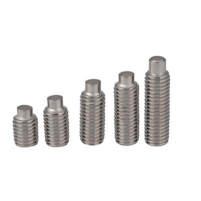 China M3 M4 M5 M6 M8 M10 M12 stainless steel HEX set screw 304 hex dog point socket inner screw china factory direct selling for sale