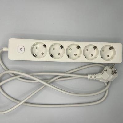 China General Appliances 5 Outlets Power Strip With Standard EU Plug Power Strips for sale