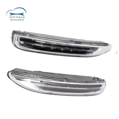 China ABS+PP Front Bumper LED Daytime Running Lights OEM 95863118100 95863118200 Bumper Fog Lights Running Lights L/R for sale