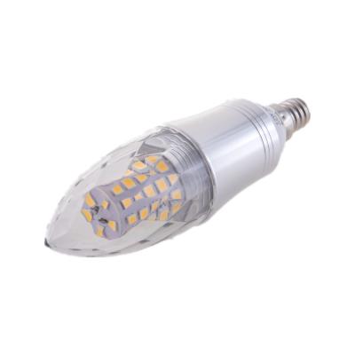 China Warehouse Hot Sales Led Bulb E14 E17 E26 E27 Silver Candle Lamp 12W Led Bulb Lighting for sale