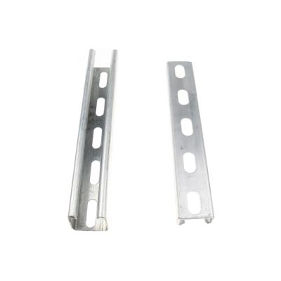 China Construction Hangzhou Ameo 41*41, 41*21mm Lightweight Galvanized Unistrute Steel Channel Channel Slotted Steel Channel C for sale