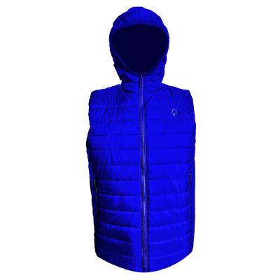 China 2021 new three speed heating vest smart hooded men's and women's USB waterproof constant temperature charging down cotton heating vest for sale