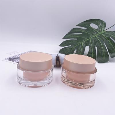 China BEAUTY PACKAGING Acrylic Cosmetic Container Skin Care 50g Eye Cream Cream Facial Mask Jar Bottle for sale