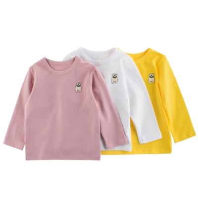 China Anti-Shrink Comfy Kids Clothes Casual Baby Boy Clothes Long Sleeve T-Shirts for sale