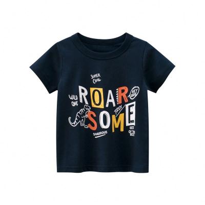 China New Hot Sale Boys Baby Boy Causal T-shirt 100% Causal T-shirt Breathable Summer Style Anti-shrink Comfortable Cotton T-shirts for sale