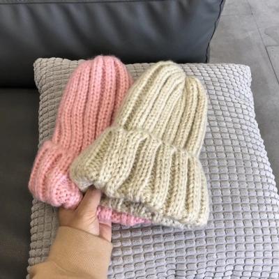 China breathable & Wholesale Customized Korean Version Japanese Women Hat Waterproof Good Quality All Match Solid Color Beanie Hat Winter Comfortable Hat for sale