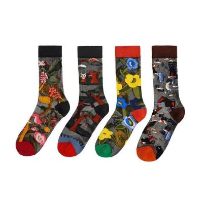 China QUICK DRY wholesale animal socks women crew socks thin rhinestone transparent crystal flowers flower see through crew socks for sale