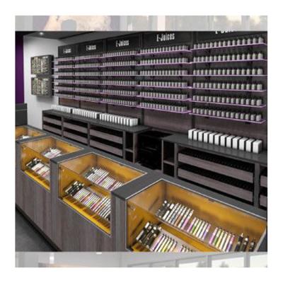 China Retail shop Cigarette Store Glass Counter Cigar Display Showcase Tobacco Shelf Smoke Shop Display Shop Ftting Design for sale