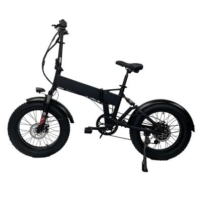 China Aluminum alloy ebike Eu 20inch wheel fat tire ebike 48V10A 750w folding ebike for sale