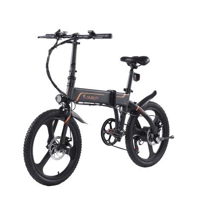 China Aluminum alloy folding electric bike, light weight, LCD display, full throttle/pedal assist Europe warehouse city ebike for sale