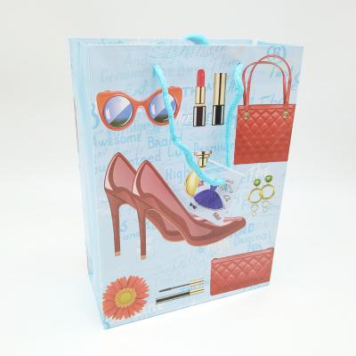 China Wholesale Recyclable Small Paper Bag Party Design Print Gift Recyclable Jewelry Packaging Bag for sale