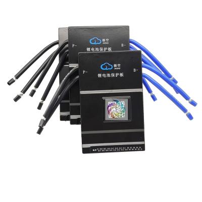 China PCB 4s 15s 30a 12v 48 V 304 Lcd Display Pcba Cables Software Electric Car Lifepo4 320 Amp 300a High Current Overkill Jk Active Bms for sale