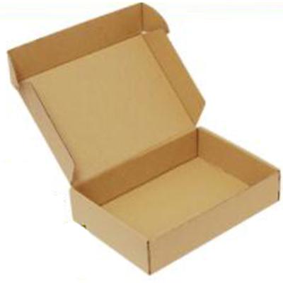 China Materials Customized Logo Recycled Kraft Paper Box Factory Wholesale Corrugated Transport Corrugated Kraft Cardboard Box Factory Wholesale Flat Shape for sale