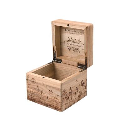 China New Design Handmade Customized Logo Luxury Wooden Jewelry Packaging Ring Box Gift Box With Wooden Lock And Tools Wine Gift Box For Win for sale