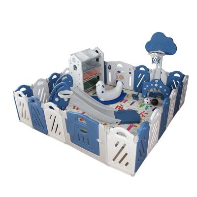 China Modern Kids Sport Toys UFO Fence Indoor Playpen For Plastic Babies With Door for sale