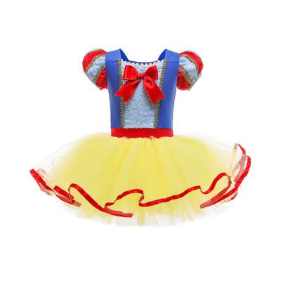 China Polyester / Cotton Kids Ballet Dance Clothes Sofia Snow White Elsa Anna Girls Princess Skirt Pettiskirt Clothes Halloween Costume for sale