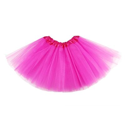 China Polyester / Cotton 2-8Y Tutu Skirt Baby Clothes Mini Pettiskirt Girls Party Dance Colorful Tulle Skirts Kids Clothing for sale