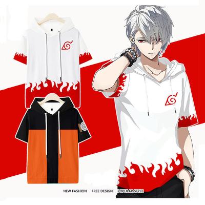 China New Anime Hoodie Uzumaki Harajuku Casual T-shirt Tops Men's Clothing 3D Cosplay Whosale Casual Pullovers for sale