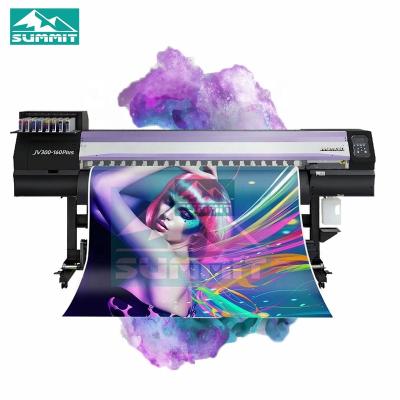 China Indoor Outdoor Advertising 1.6m Mimaki JV300-160 Plus Eco Solvent / With 2 Pcs DX7 Head Sublimation Printer for sale