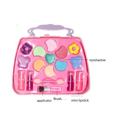 China Mini Toy Wholesale Hand Bag Cosmetics Set Toy Girls Makeup Kit For Children for sale