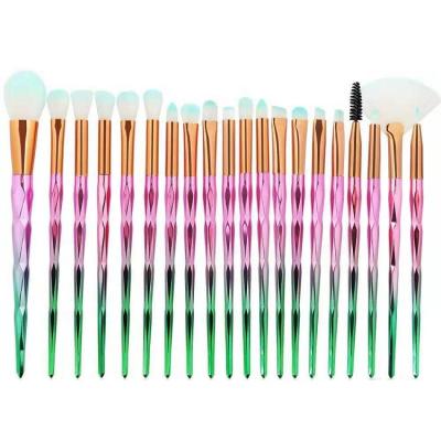 China Angular Blush Amazon HOT 20pcs Makeup Brushes Private Label Glitter Makeup Brush Set for sale