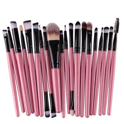 China Angular Blush Buy Cheap Professional Cosmetic Makeup Set Synthetic Eye Face Powder Foundation Brush 20Pcs Make Up Brushes for sale