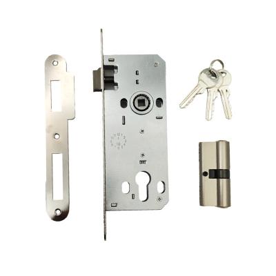 China 85 Security 45/50/60/70mm Work Efficient Square Bullets 45x85 Round electronic Mortise Lock Body 18mm or 23mm for sale