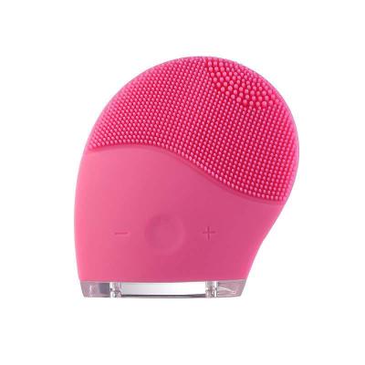 China Mini Portable Waterproof Sonic Face Massager Detergent DEEP CLEANING Electronic Facial Brush for sale