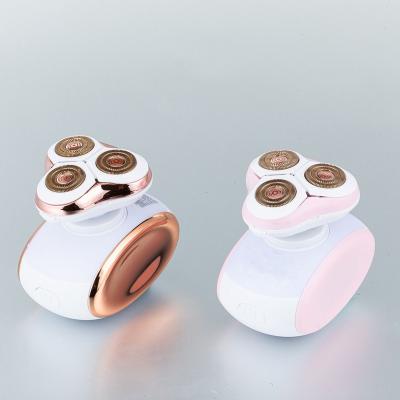 China USB Rechargeable Women Epilator 3 Heads Triple Blade Electric Lady Shaver Hair Removal for sale