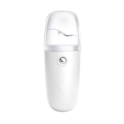 China 2020 Mini Nano Steamer Electric Water Handy Nano Facial Massage Skin Care Beauty Mist Nourishing Sprayer for sale